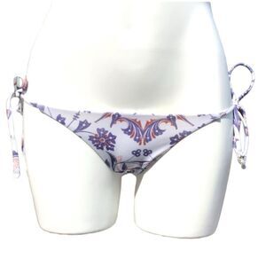 WILDFOX Swim Ruched Triangle Bottom American Paisley New Size Small